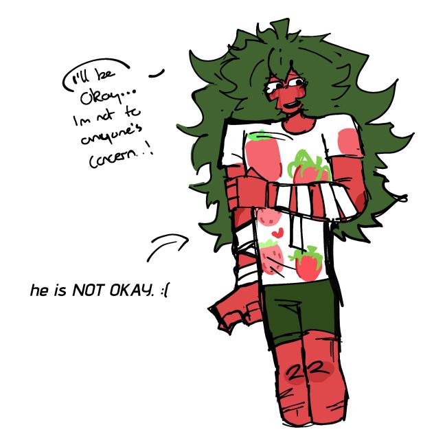 Quit harming Yourself, sprout! (TW! SH)