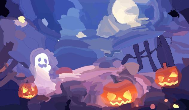 ハロウィン背景