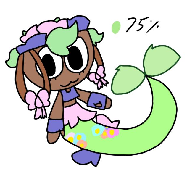 Bassie’s mermaid design in my AU