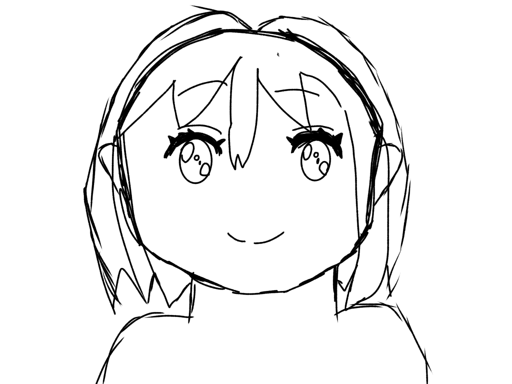 I tryed to draw the face by ibisPaint x ibisPaint