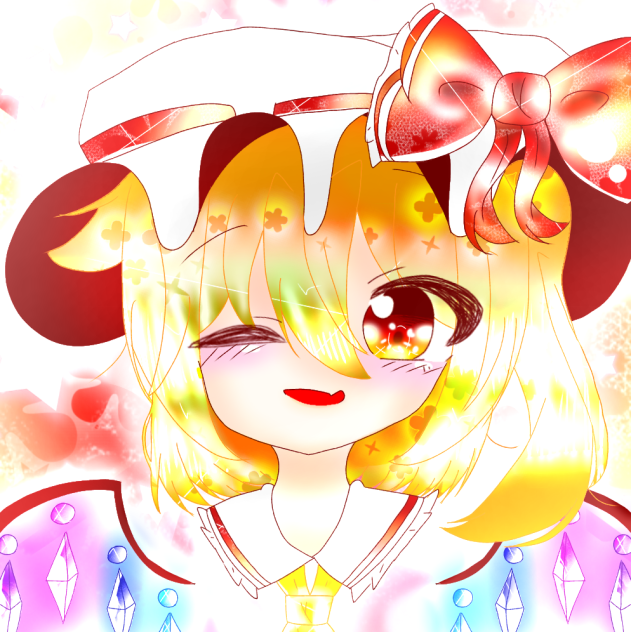 東方 フラン 描いてみた。