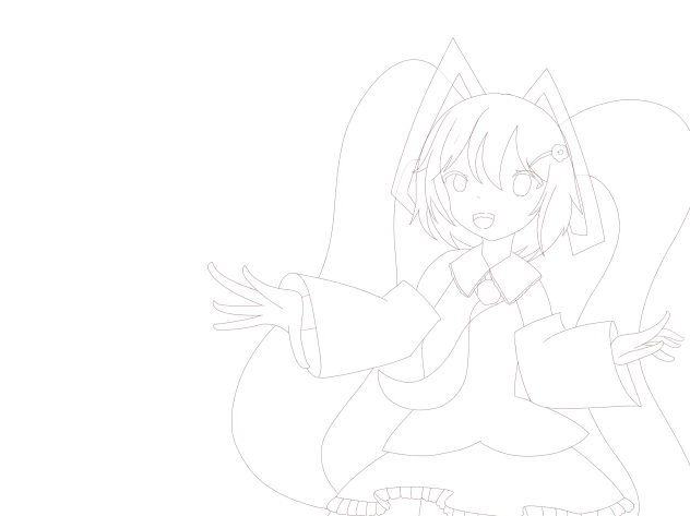 ｍｅｌｔ溶けてしまいそう。(線画)
