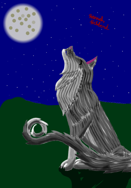 How I draw wolves - ibisPaint