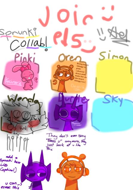 I did a sprunki collab