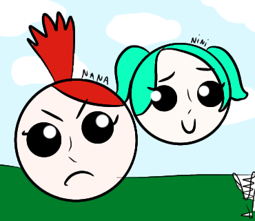 Nana nini in the garden