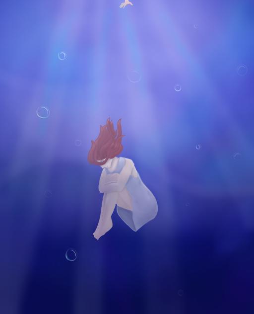 I sink farther and farther