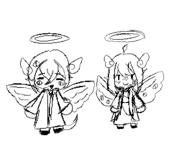 My twin ocs!!!!