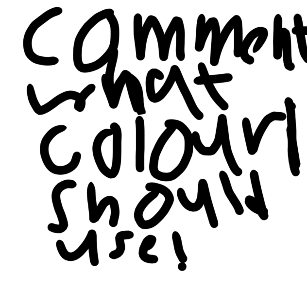 comment what colour I should use! - ibisPaint