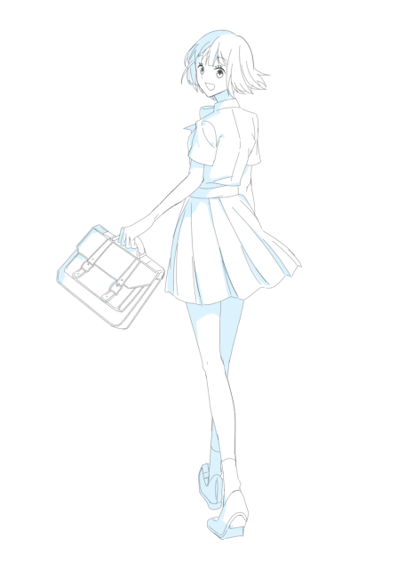 立ち絵 振り向き