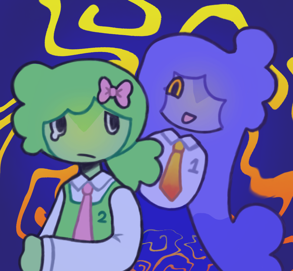 one and two (⁠〒⁠﹏⁠〒⁠) - ibisPaint