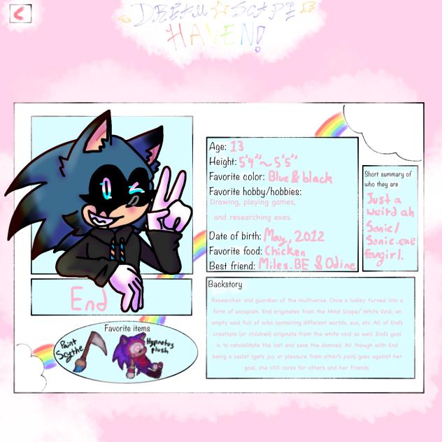 New End Info Page
