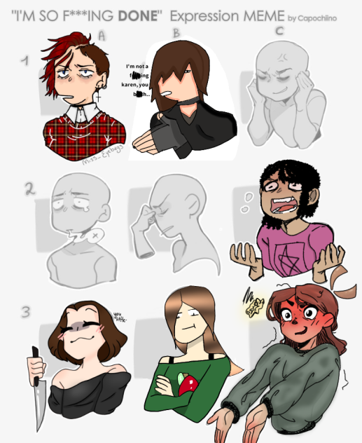 Expressions collab - ibisPaint