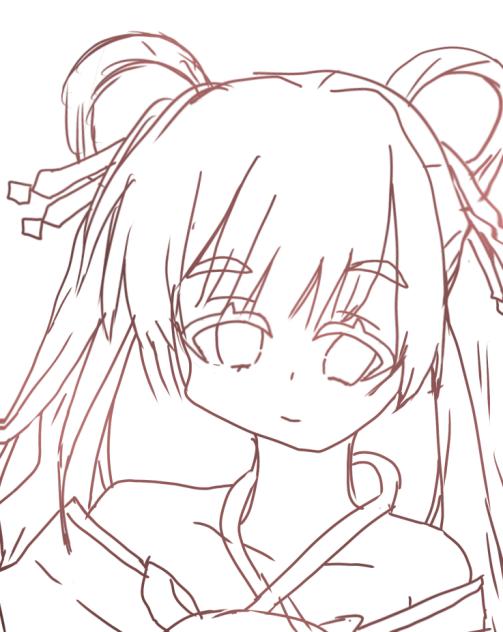 ヤチヨ　線画