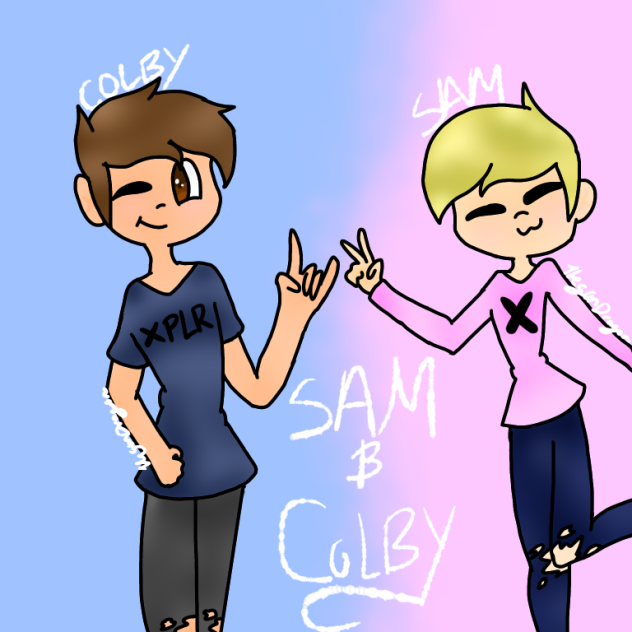 Sam and Colby fan art