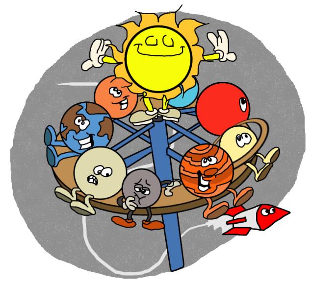 planetas no caroosel