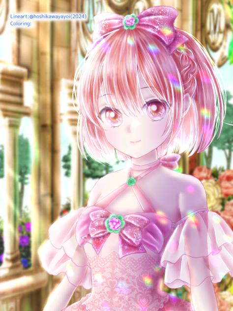 星川ヤヨイ様の線画♪塗っちゃいました♪