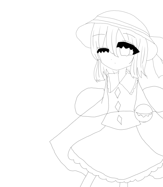 おせせせせ線画