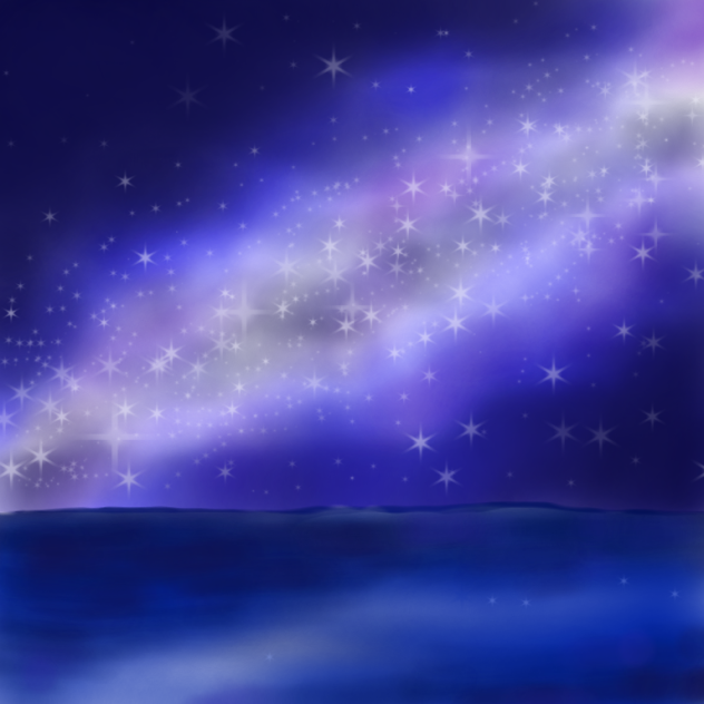 いつかの風景35　星空の海