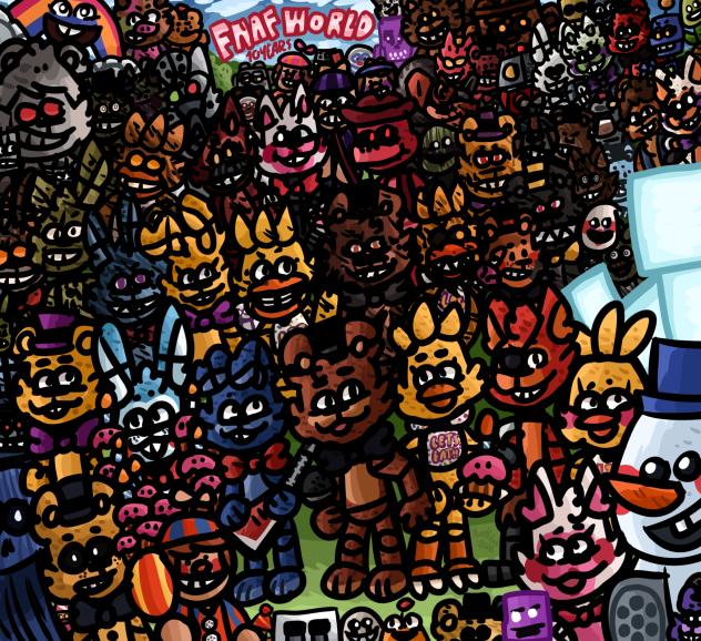 fnaf world 10 years 🎉