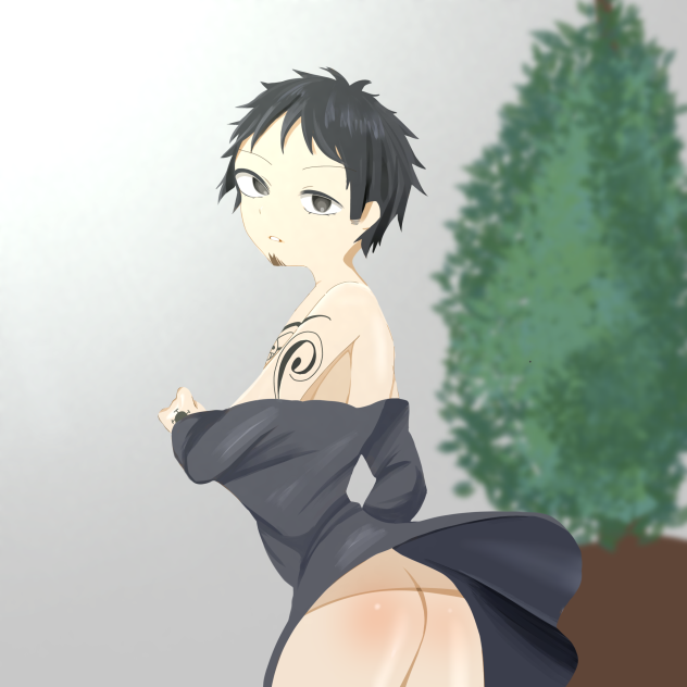 …何を見ている
