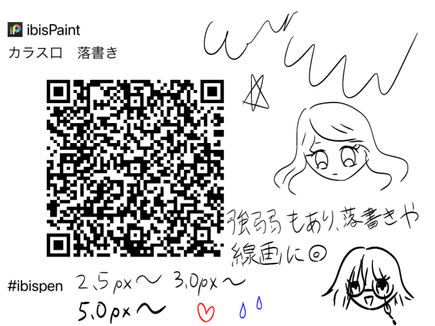 カラスロ　落書き