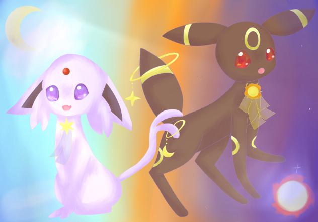 エーフィ ブラッキー - ibisPaint