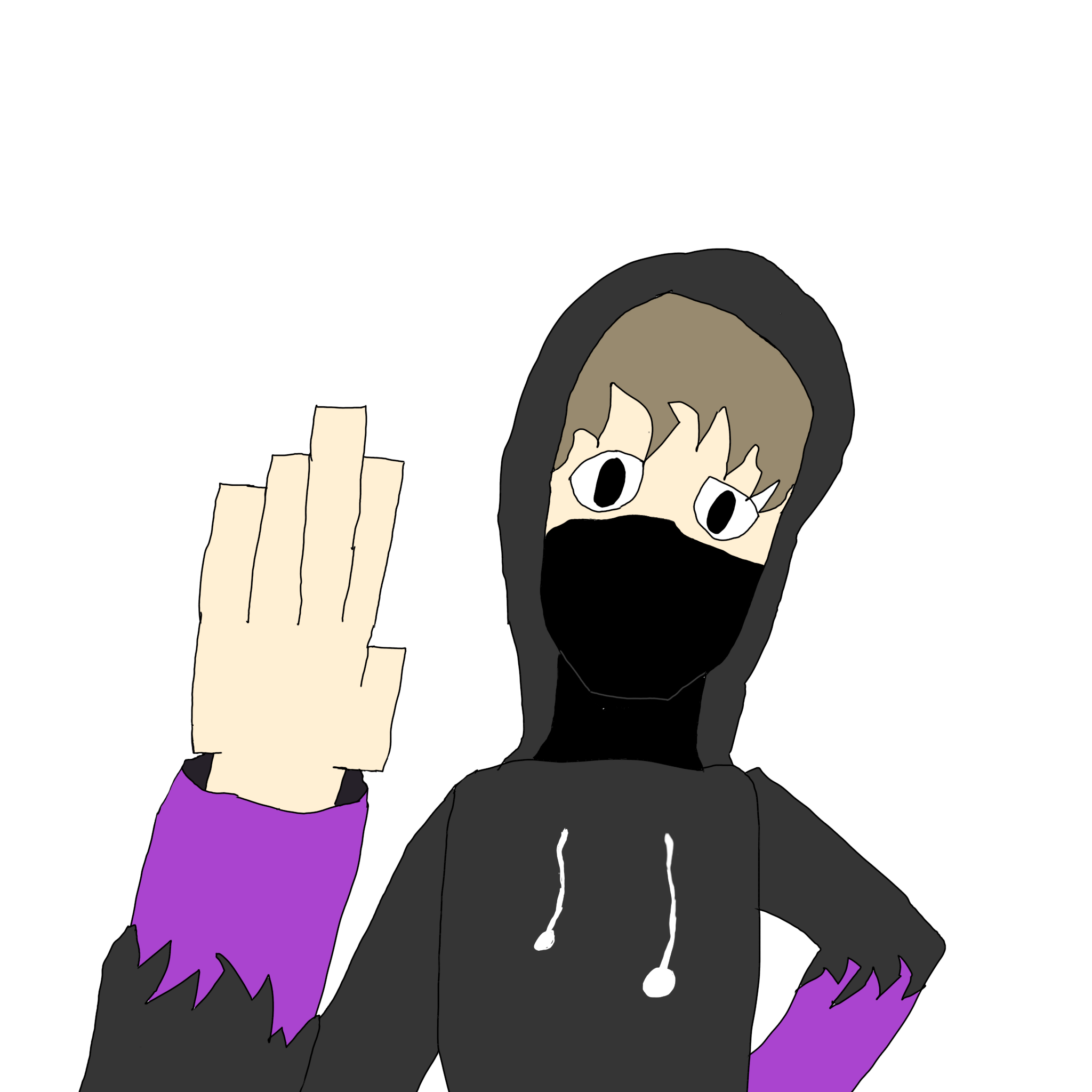 how I draw myself - ibisPaint
