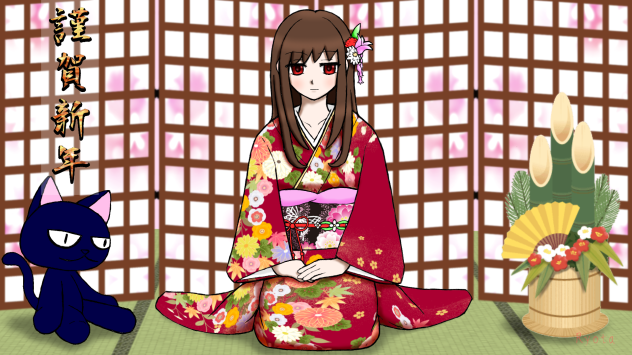 正月イラスト-original
