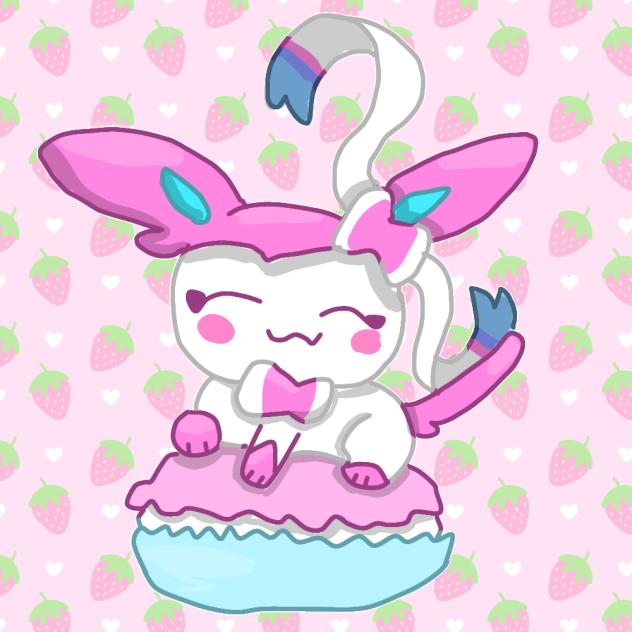 Sylveon macaron