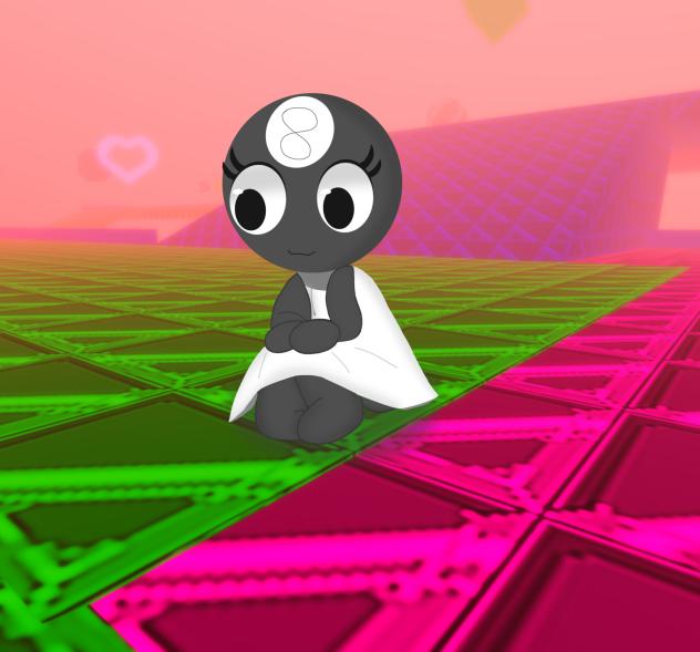 Toodles sitting in a special stage