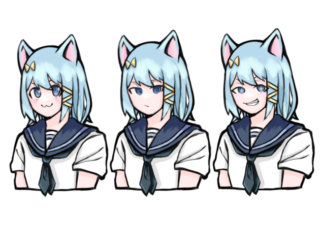 小鯨の潮吹きタイム　立ち絵1