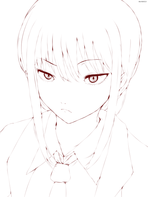 マキマさん(線画)