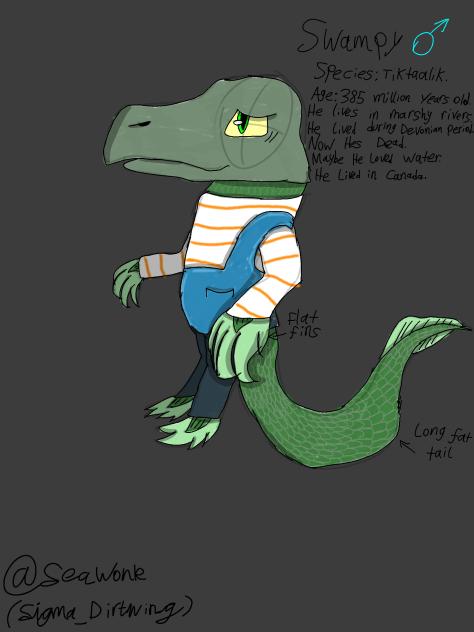 New prehistoric furry oc