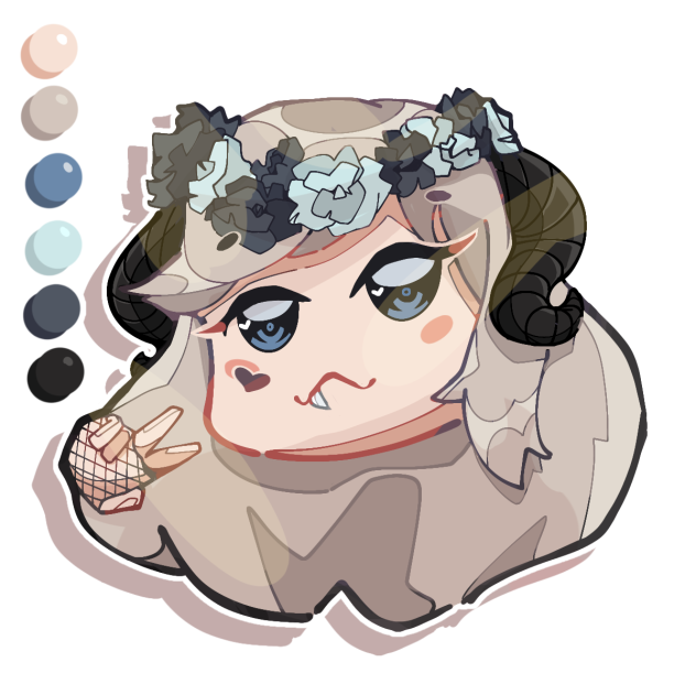 🖤BlackPearl's OC in my Chibi Style🖤•• - ibisPaint