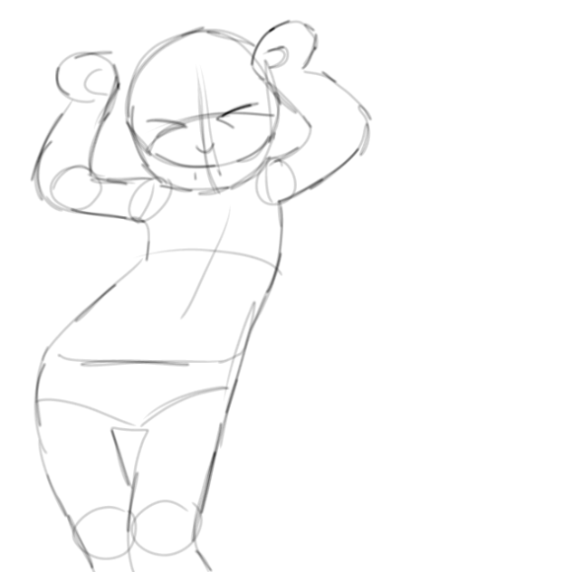 whatever this cute dance is - ibisPaint