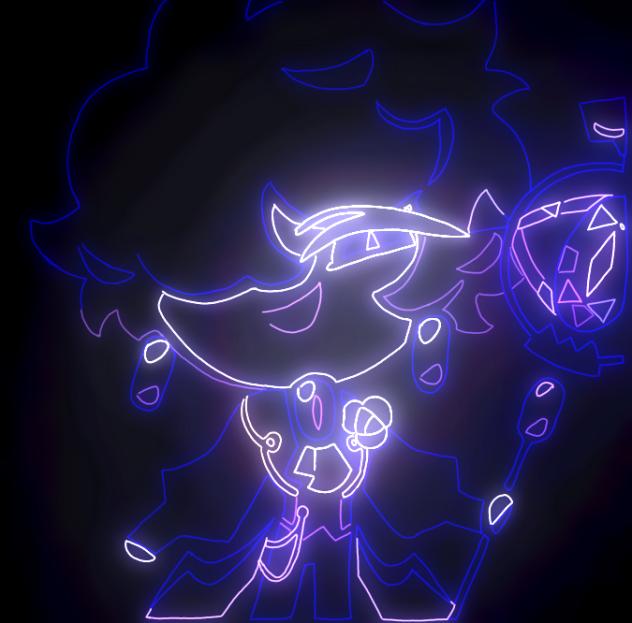 Black sapphire cookie {neon version}
