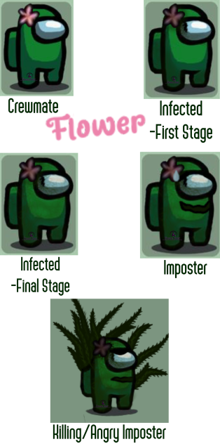 Flower Crewmate vs. Imposter