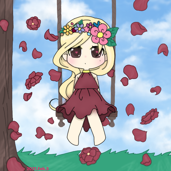 The lightest rose
