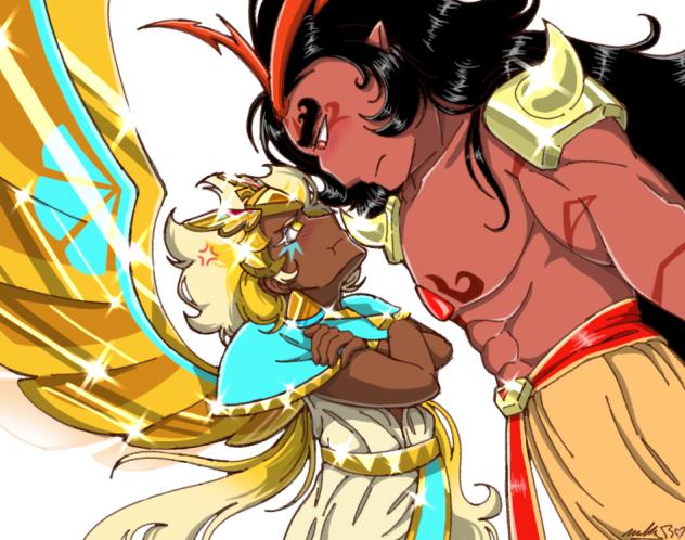 Romantic Stare-off😏