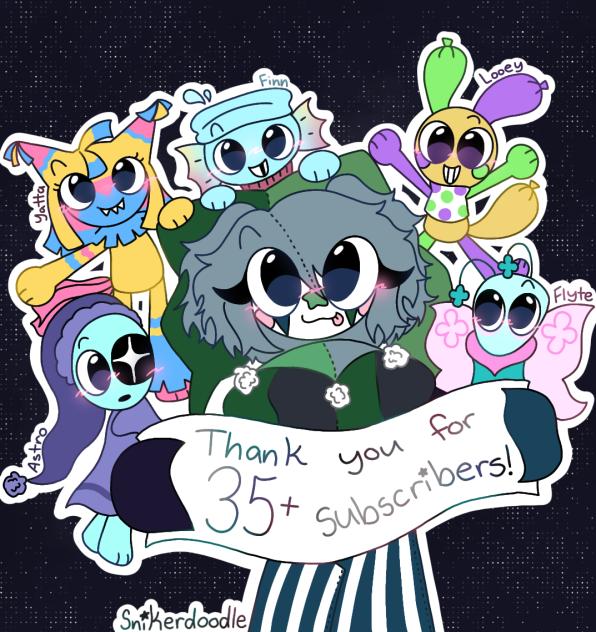 I HIT OVER 35 SUBS ON YOUTUBEEEEE