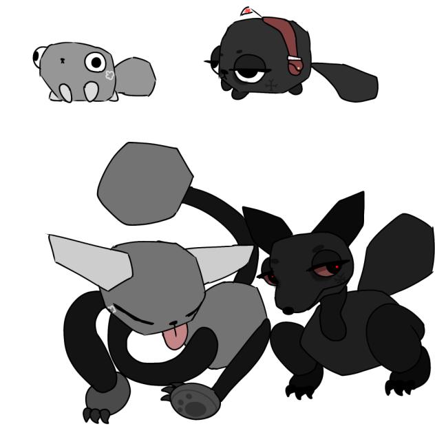 Small rock and big rock