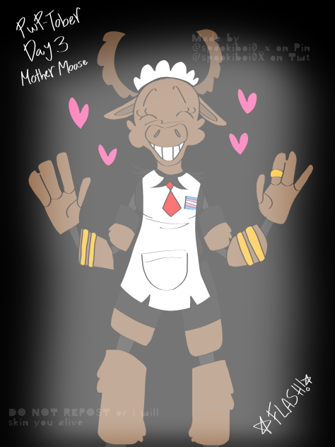 PWPTober Day 3 - Mother Moose