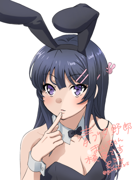 模写(青ブタまいちゃん)