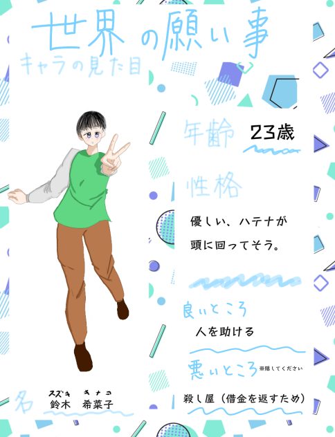 世界の願い事キャラ募集