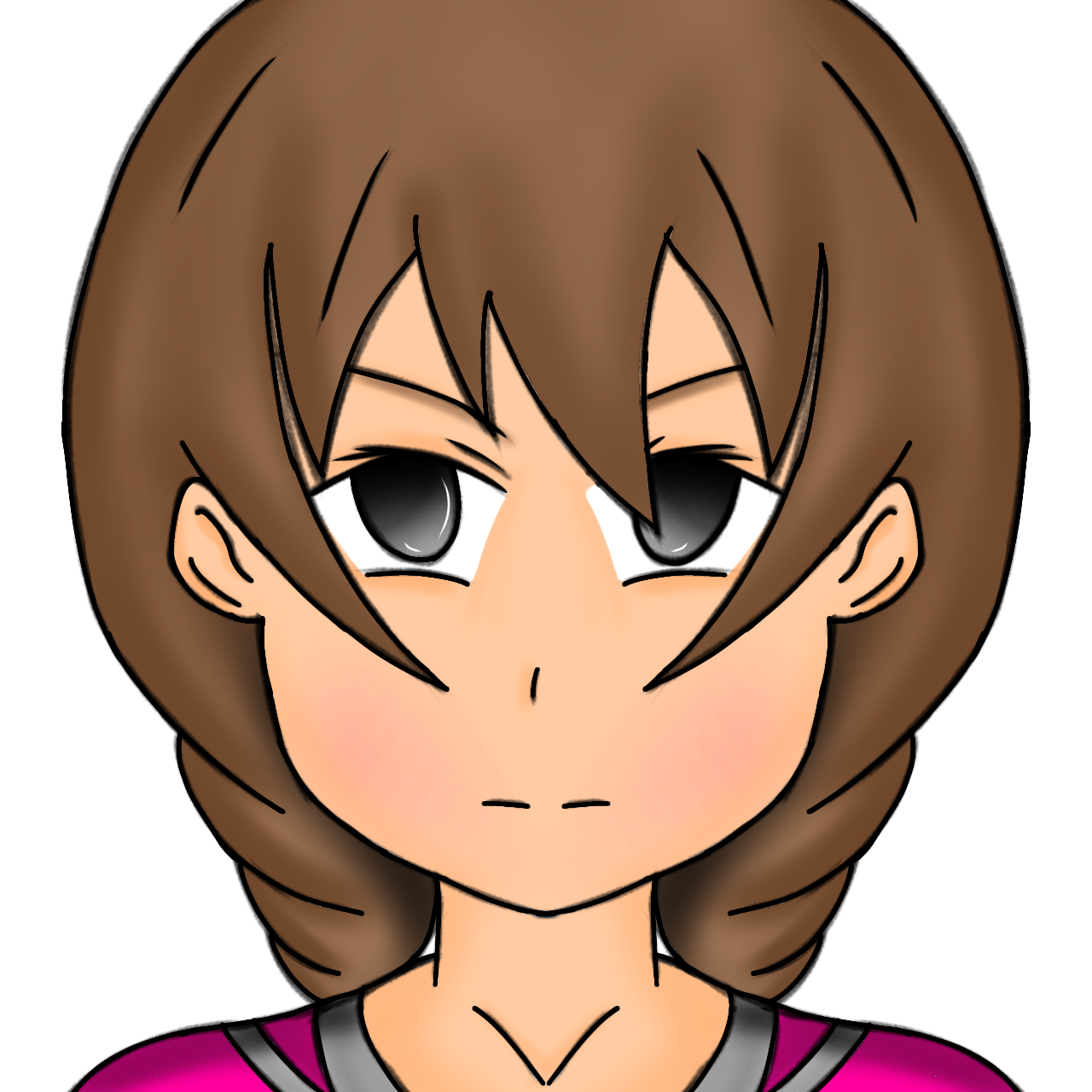 Gambar Anime simple - ibisPaint