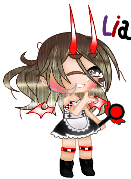 My OC in her Halloween costume.