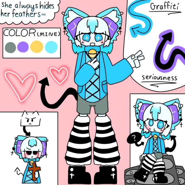 My oc🐱🩵