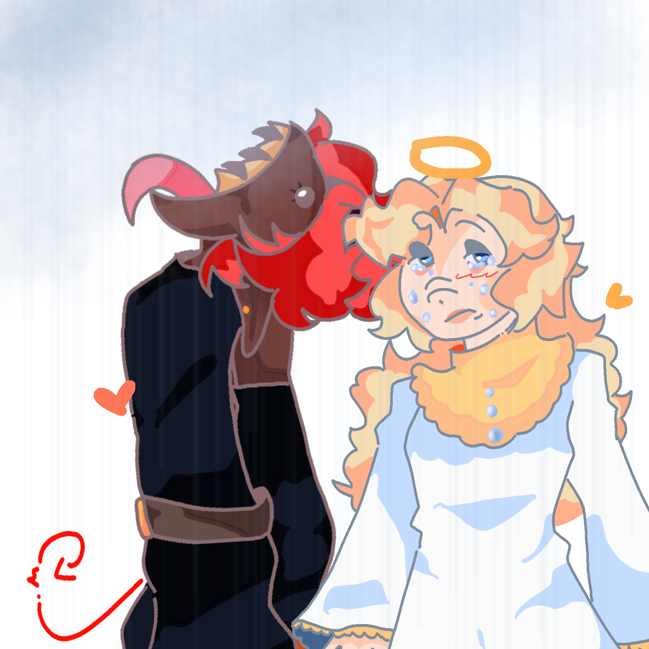 DEMON AND ANGEL - ibisPaint