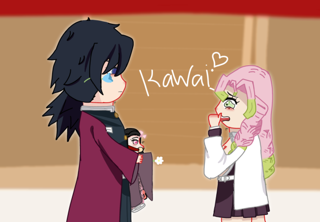 giyu and mitsuri and nezuko