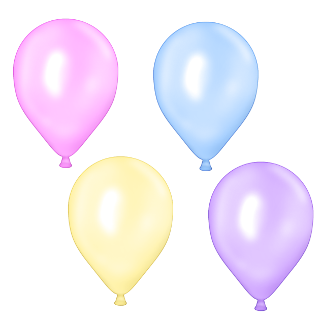 Pastel balloons